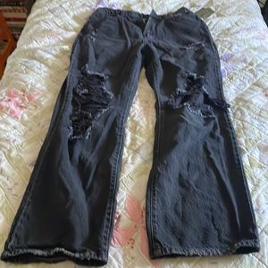 Black Size 11 Windsor Ripped Jeans